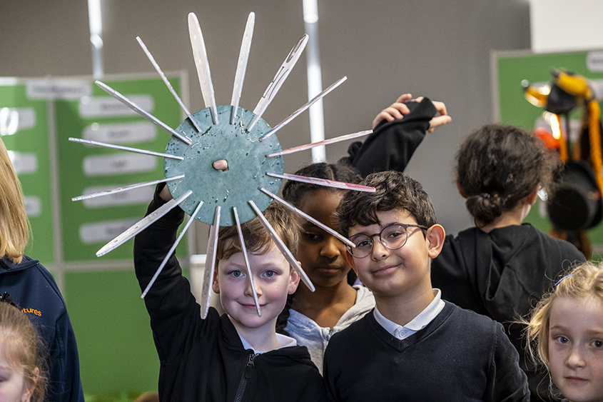 Granton Primary School kids enjoying the workshop