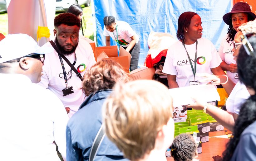 Advisors from CAHN are hosting are sharing energy safeguarding advice at a community event