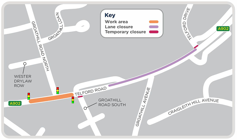Telford Road project map