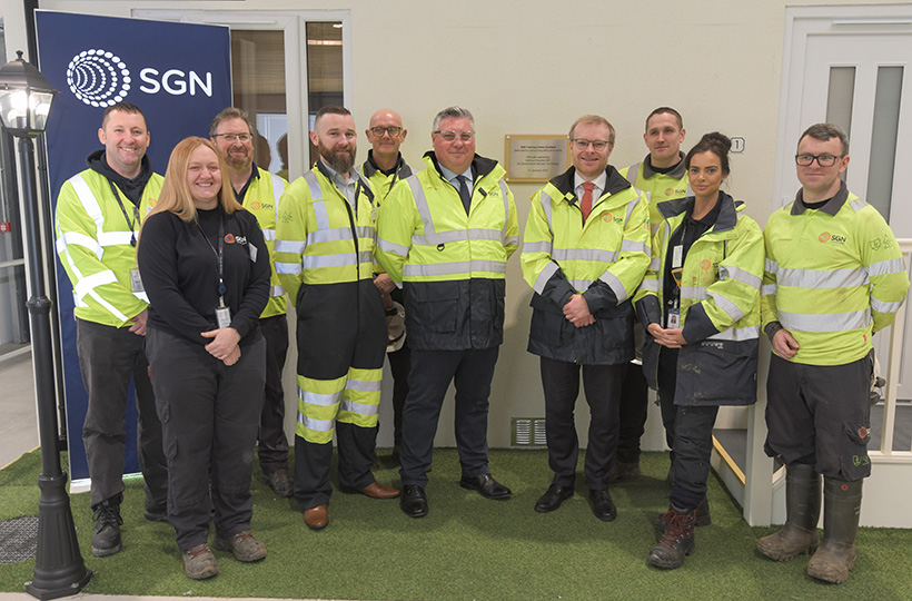 A group of gas engineers