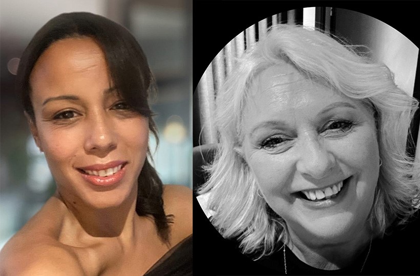 Head and shoulders of two SGN female employees pictured together