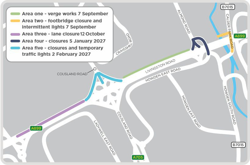 Map of work