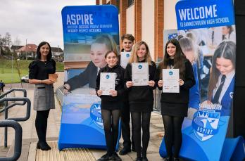 The Food for All team from Bannockburn High School in Stirling won the Solutions for the Planet Big Ideas Competition 2020