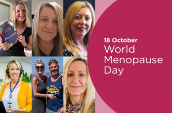 World Menopause Day 2022 - six women and one man