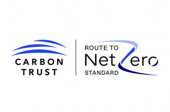 Logos for Carbon Trust - Route to Net Zero Standard