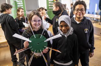 Granton Primary School kids enjoying the workshop